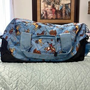 Cute cowboy travel bag